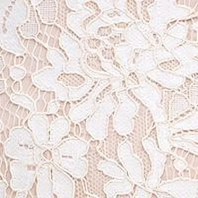 Beige Cap Sleeve Surplice Neckline Above The Knee Body Con Dress H27051