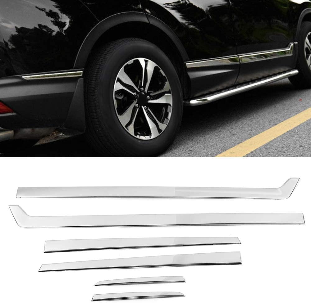 6pcs Stainless Steel Car Door Side Moulding Trim G756242
