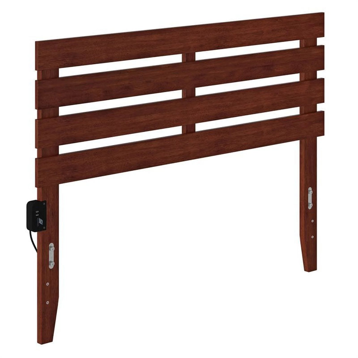 Solid Wood Full Headboard with USB Charger J78588