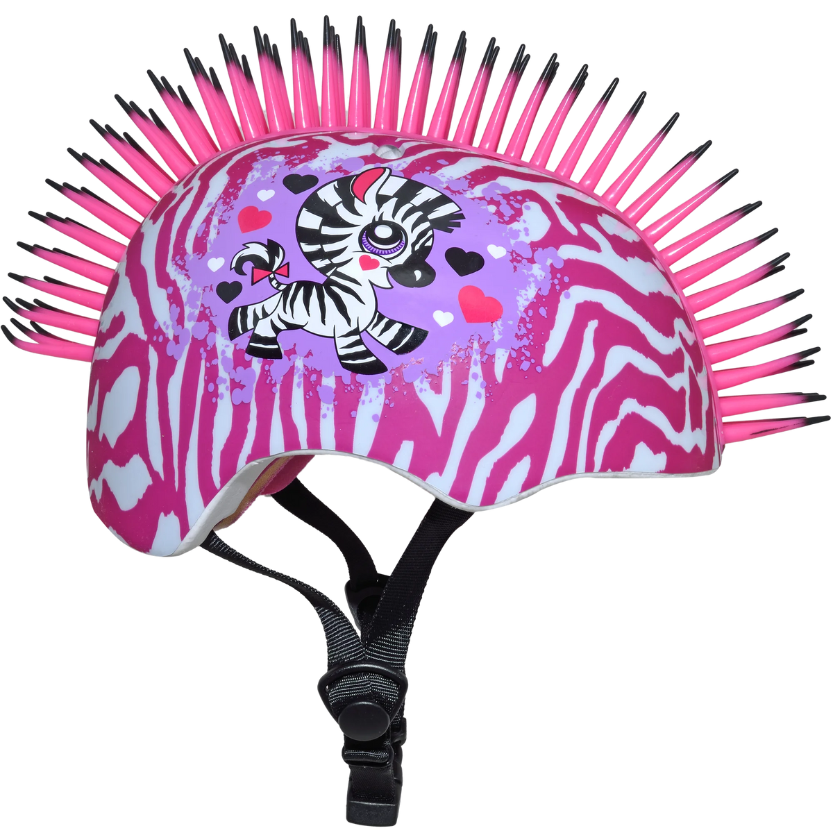 Zebra Mohawk Helmet, Child 5+ (50-54cm) K546