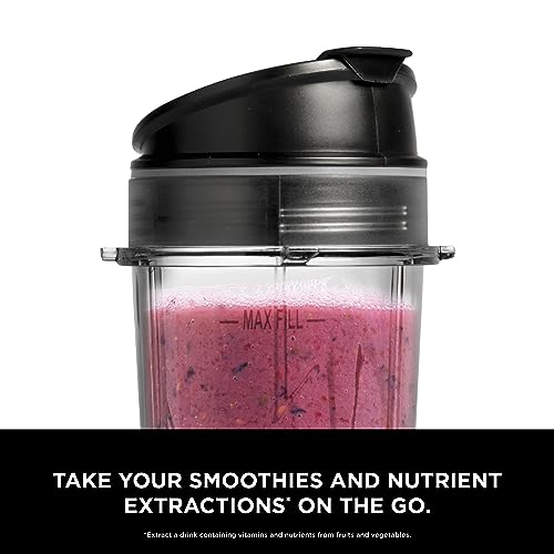 Compact Personal Blender, 700-Watt, 16-oz. Cups and Spout Lids, Black F8502