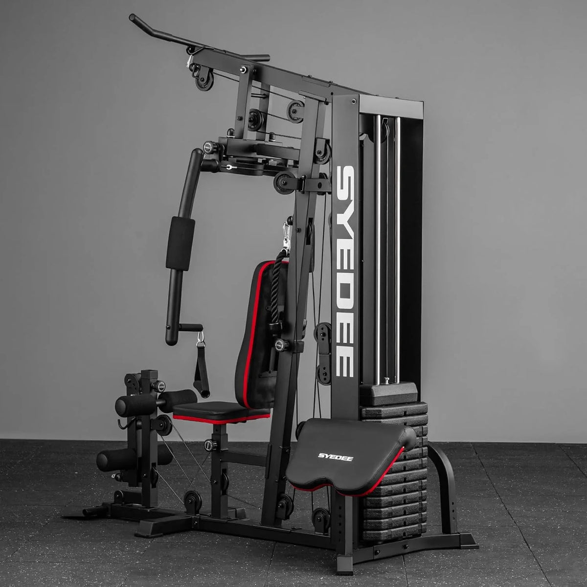 Home Gym Station with 150LBS Weight Stack M5877