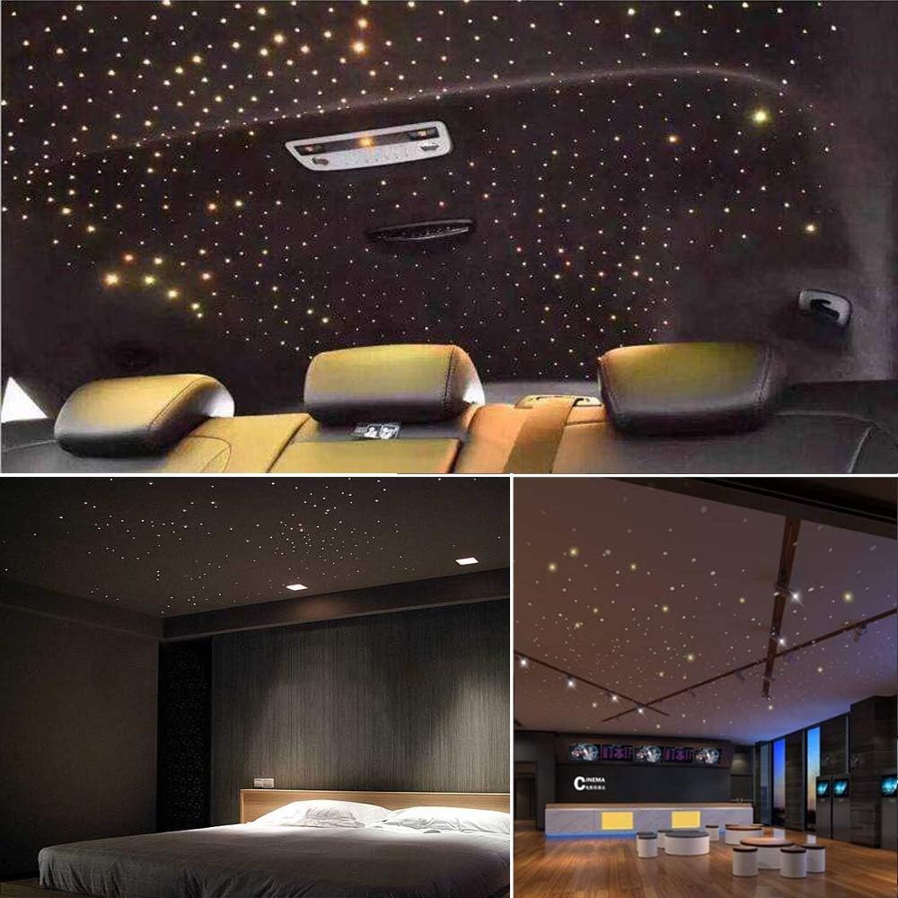 10W RGBW Twinkle Music Effect Fiber Optic Lights Kit 450 Strands 9.8ft Q285164