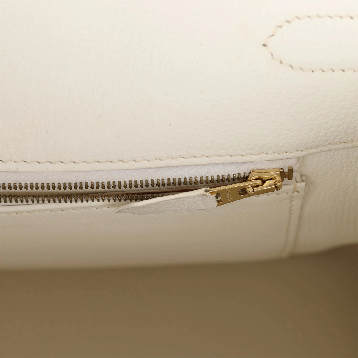 Pre-owned White Epsom Leather Birkin 35 R594138