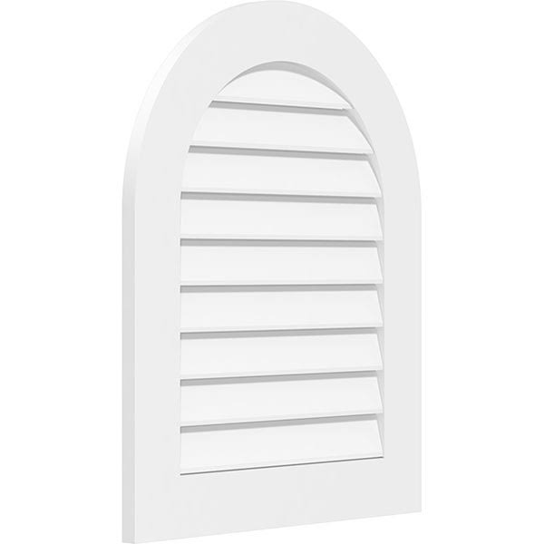 Round Top Surface Mount PVC Gable Vent Y414638