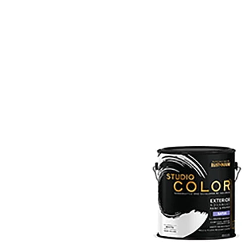 Rust-Oleum Studio Color Paint + Primer Exterior Flat, Gallon, 2 Pack B641700