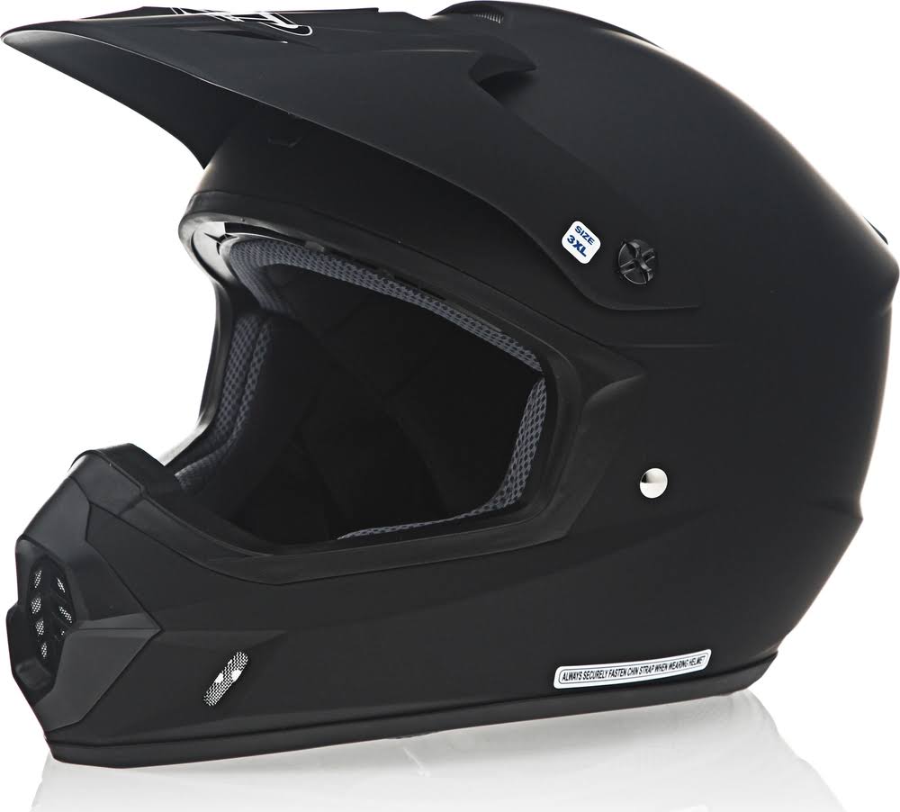 Matte Black Motorcycle Helmet F461