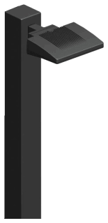 LED Area Light 26W Cool with Square Pole Mount Adaptor Bronze and 277V Photocell Y751