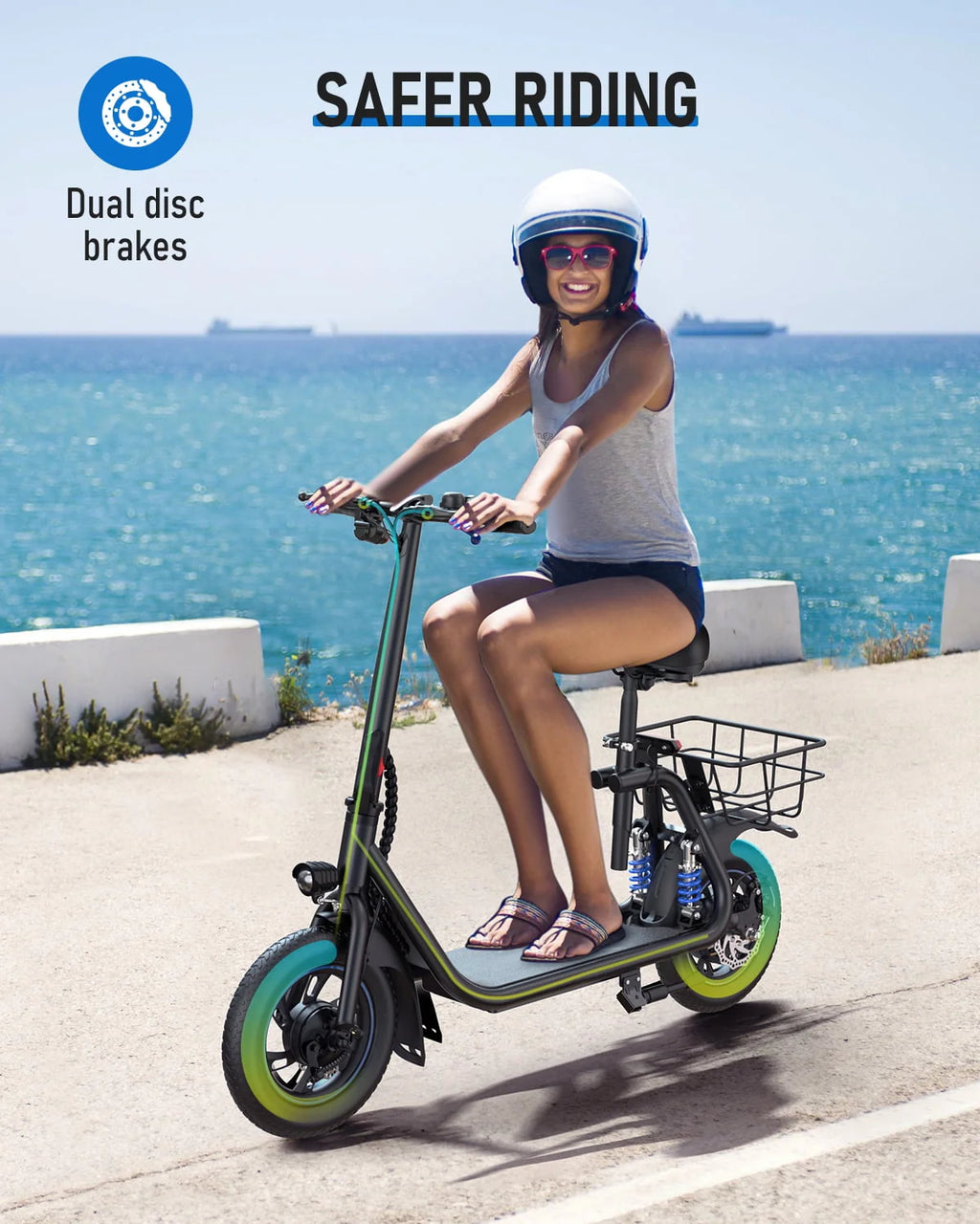 450W Electric Scooter with Seat D330