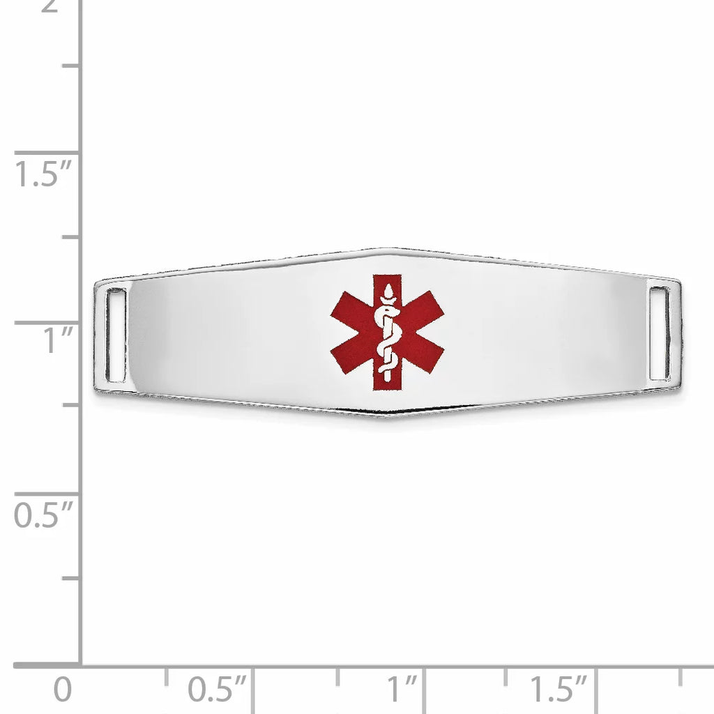 14K Medical ID Plate B86663