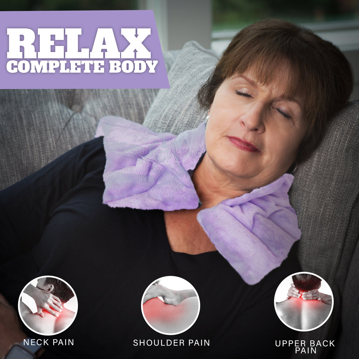 Lavender Herbal Neck & Shoulder Wrap I5021
