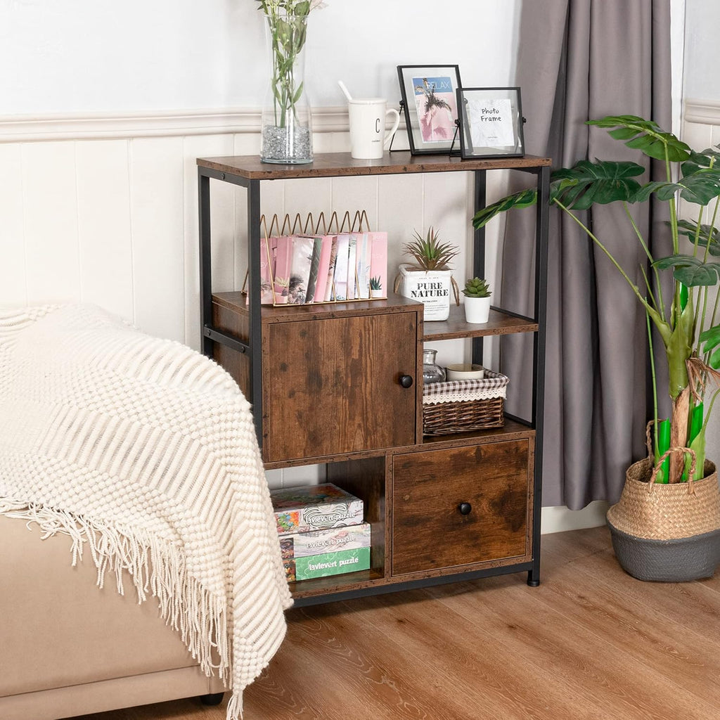 Storage Cabinet with Open Shelf and Drawer B451545
