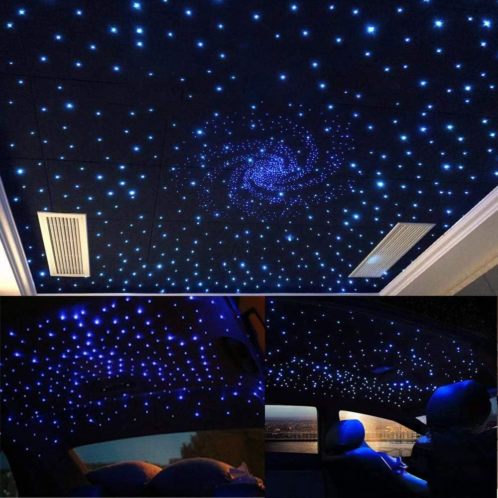 10W RGBW Twinkle Music Effect Fiber Optic Lights Kit 450 Strands 9.8ft Q285164