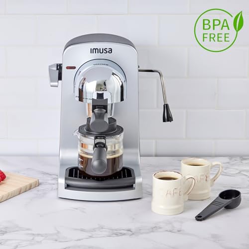 4 Cup Espresso Cappuccino Maker, Black Z735