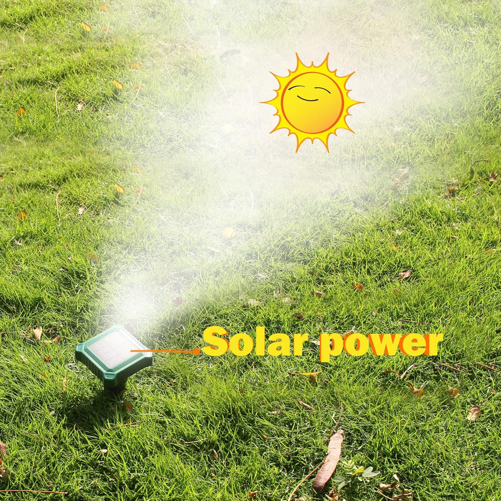 Solar Powered Ultrasonic Outdoor Mole Repeller D52856