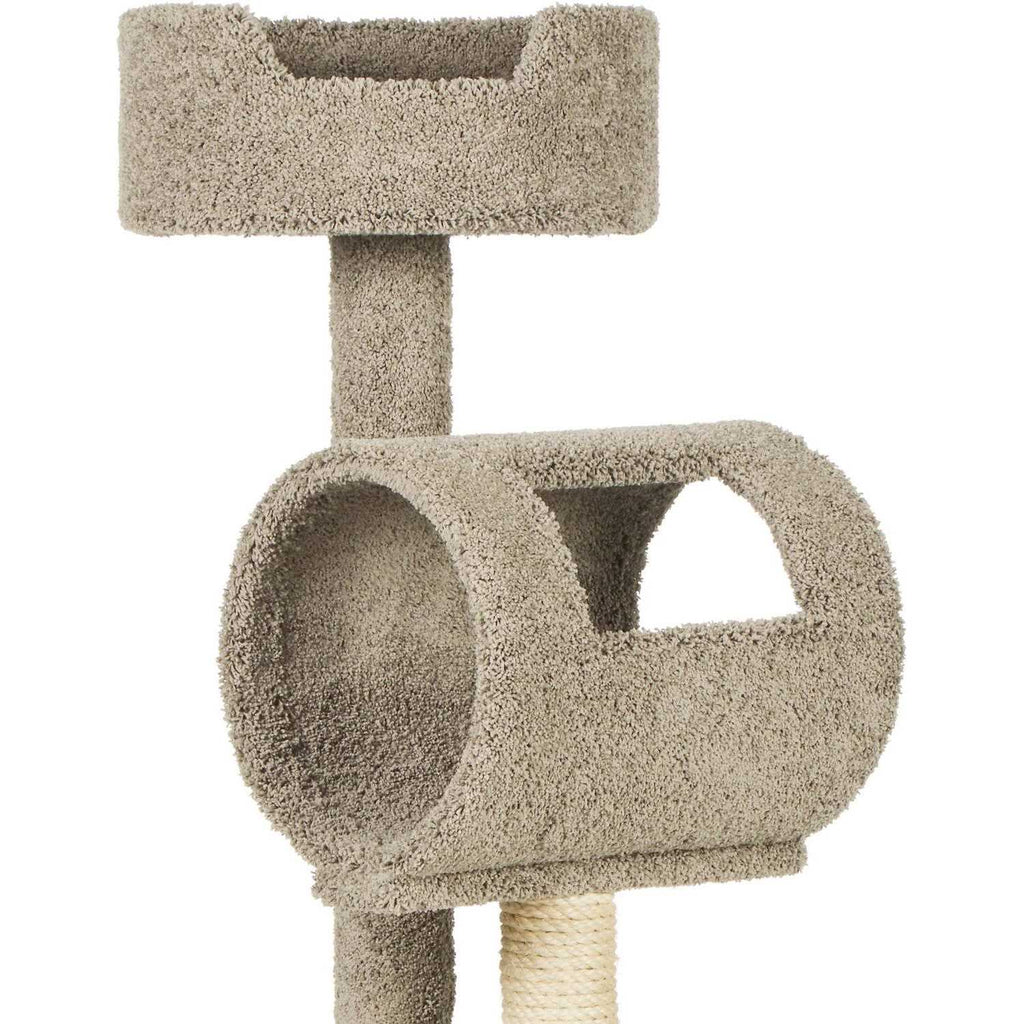 69-in Real Carpet Wooden Cat Tree E469497