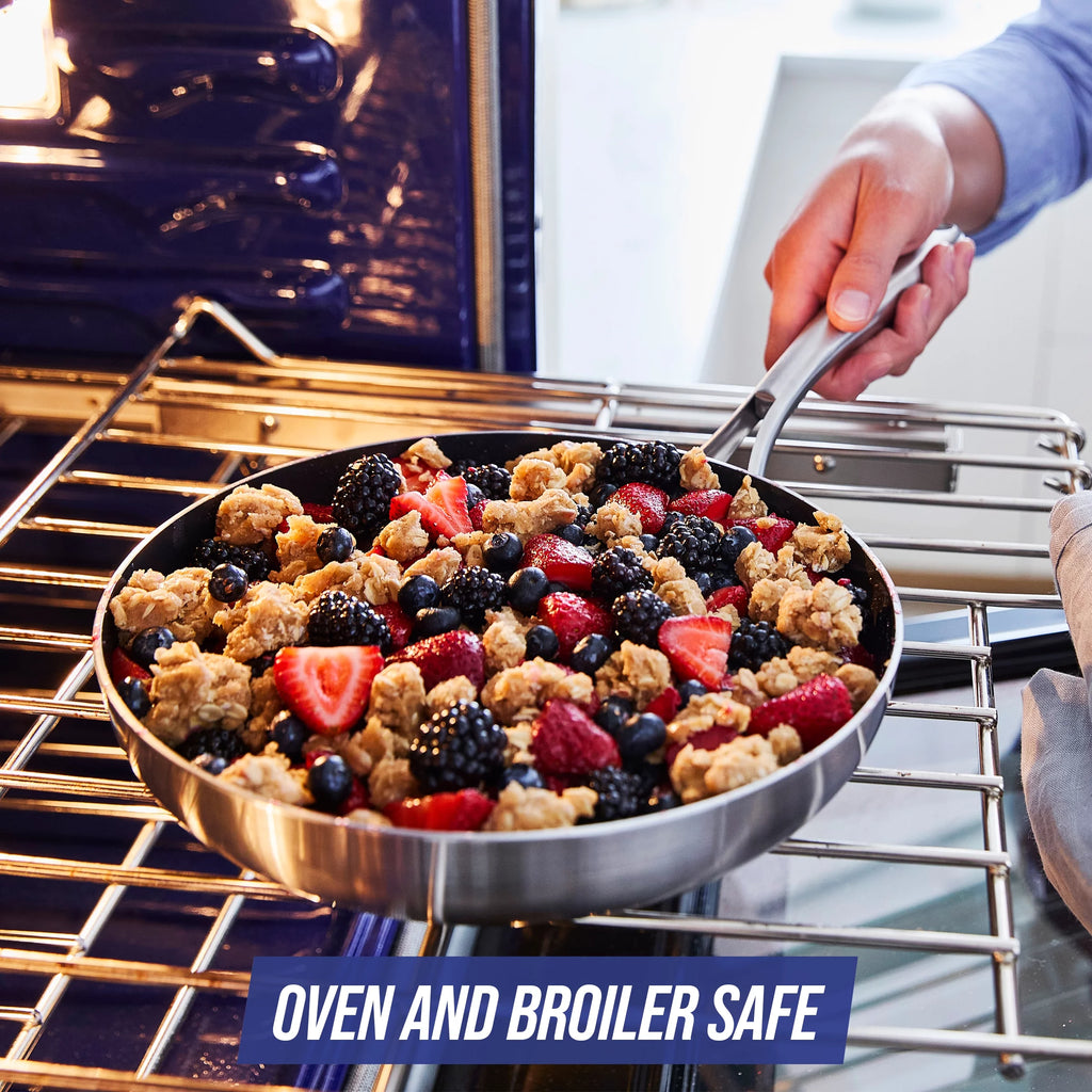 10pc Stainless Steel Cookware Set J835