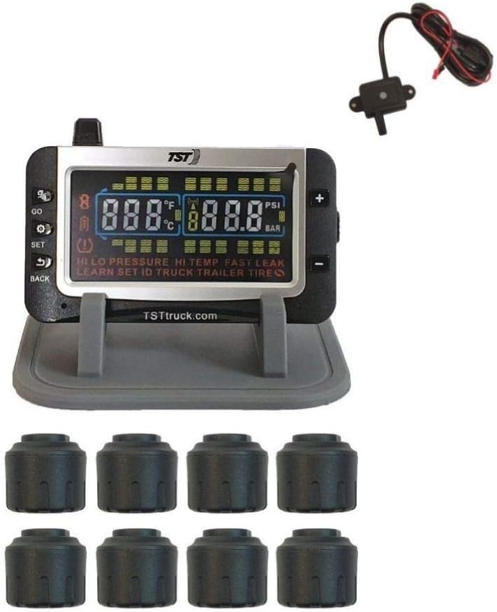 Tire Pressure Monitor with 4 Cap Sensors with Color Display N192220