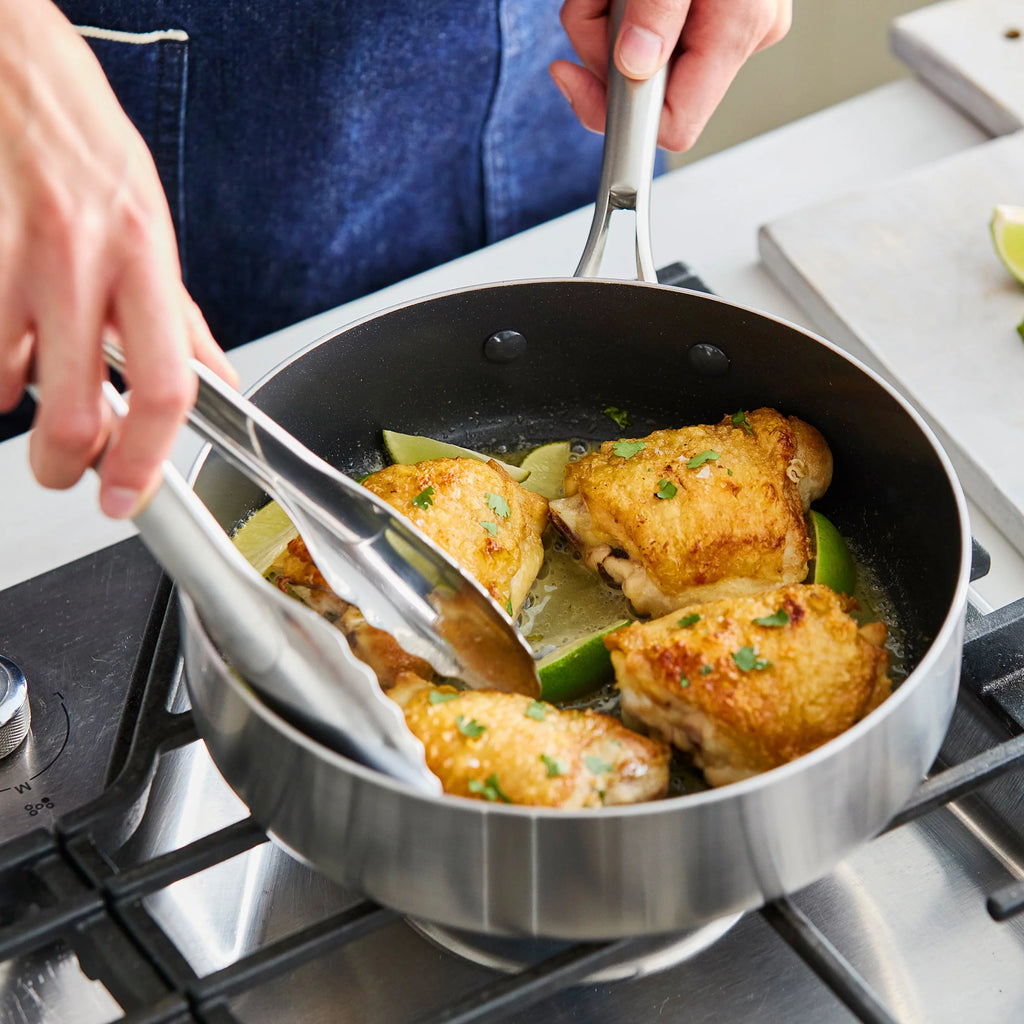 10pc Stainless Steel Cookware Set J835