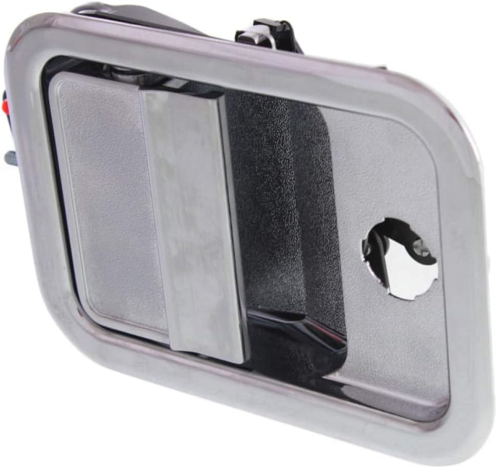 Exterior Door Handle Passenger Side Chrome with Key Hole Z4186