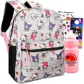 16" Hello Kitty Backpack with Front Pocket and Stickers A75521