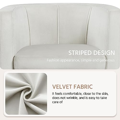Olive Green Velvet Barrel Chair Q421072