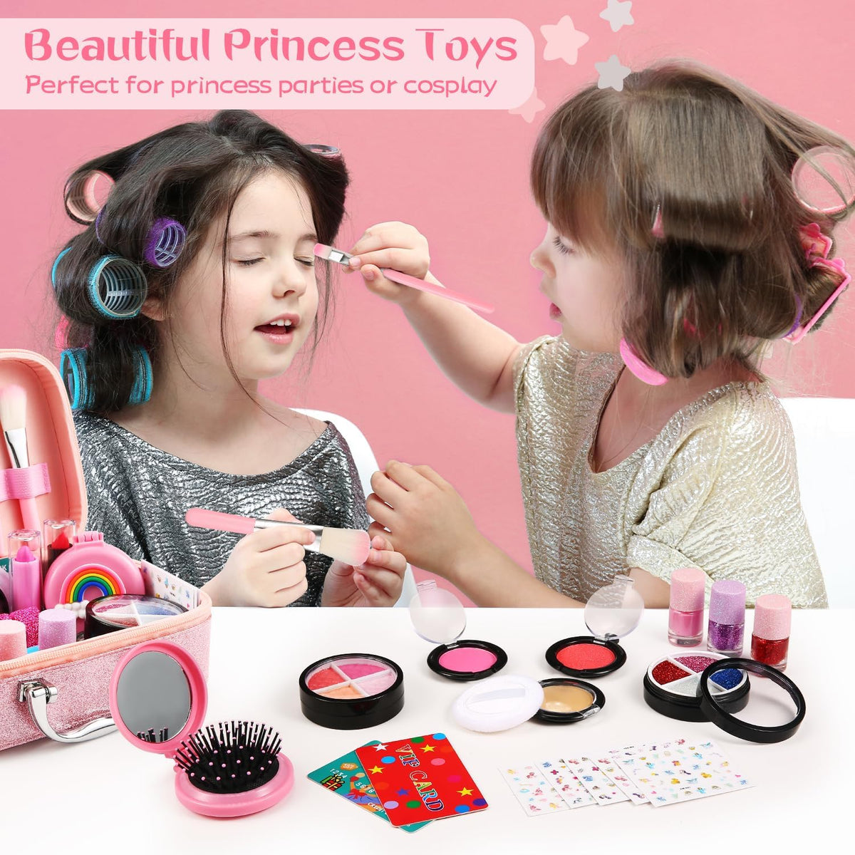 Real Washable Non-Toxic Kids Makeup Toy Kit L10564