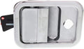 Exterior Door Handle Passenger Side Chrome with Key Hole Z4186