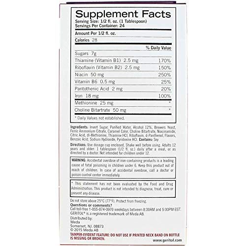 12 Fl Oz Pack of 2 B-Vitamins Liquid M424023