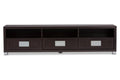 Dark Brown Wood 63-inch TV Cabinet with 3-Drawer N39579