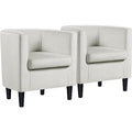 Olive Green Velvet Barrel Chair Q421072