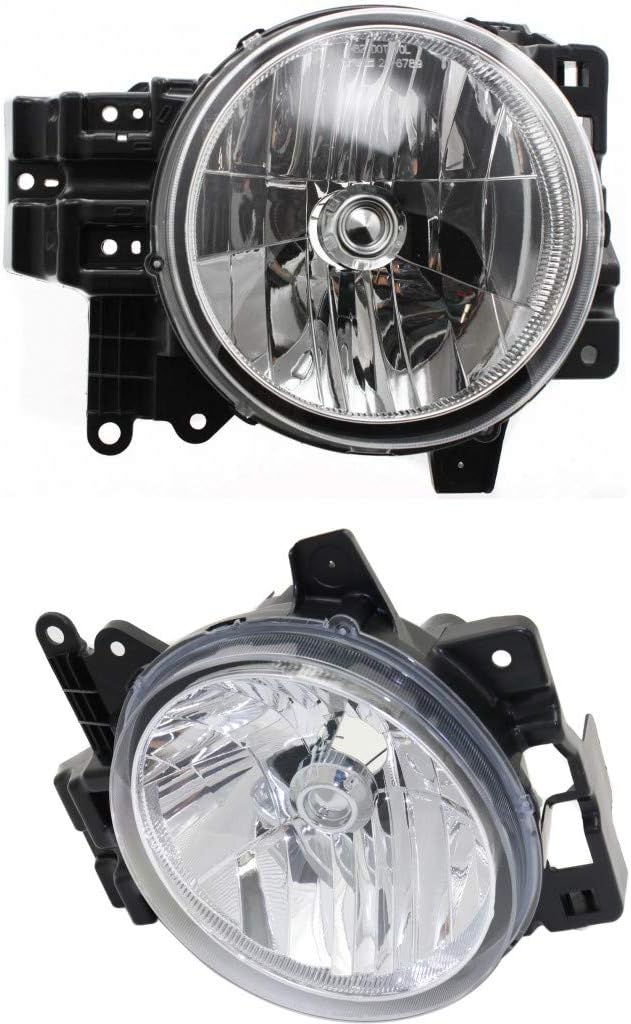 Toyota FJ Cruiser Headlight 2007-2014 Driver and Passenger Side Pair C539