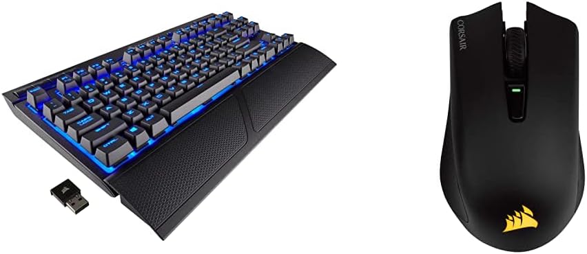 Wireless Mechanical Gaming Keyboard with Blue LED Backlit Cherry MX Red D2946