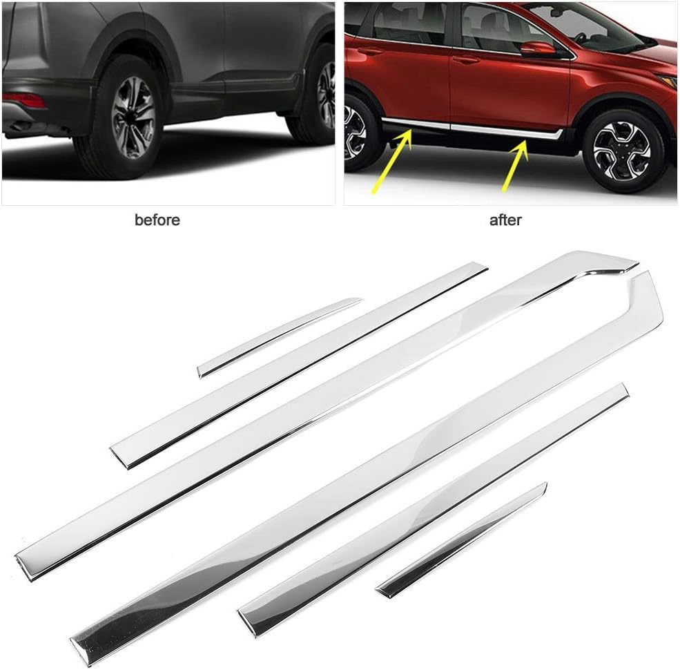 6pcs Stainless Steel Car Door Side Moulding Trim G756242