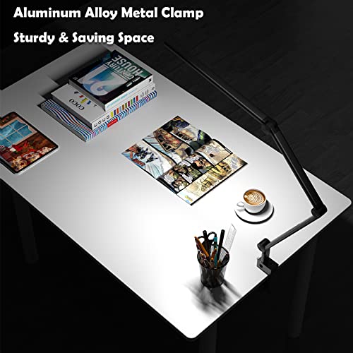 Black 18W LED Desk Lamp with Clamp Q7952