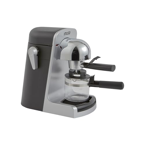 4 Cup Espresso Cappuccino Maker, Black Z735