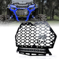 Black Steel Mesh Grille with 14" LED Lightbar N202596