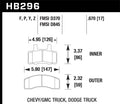 HPS Brake Pads B592