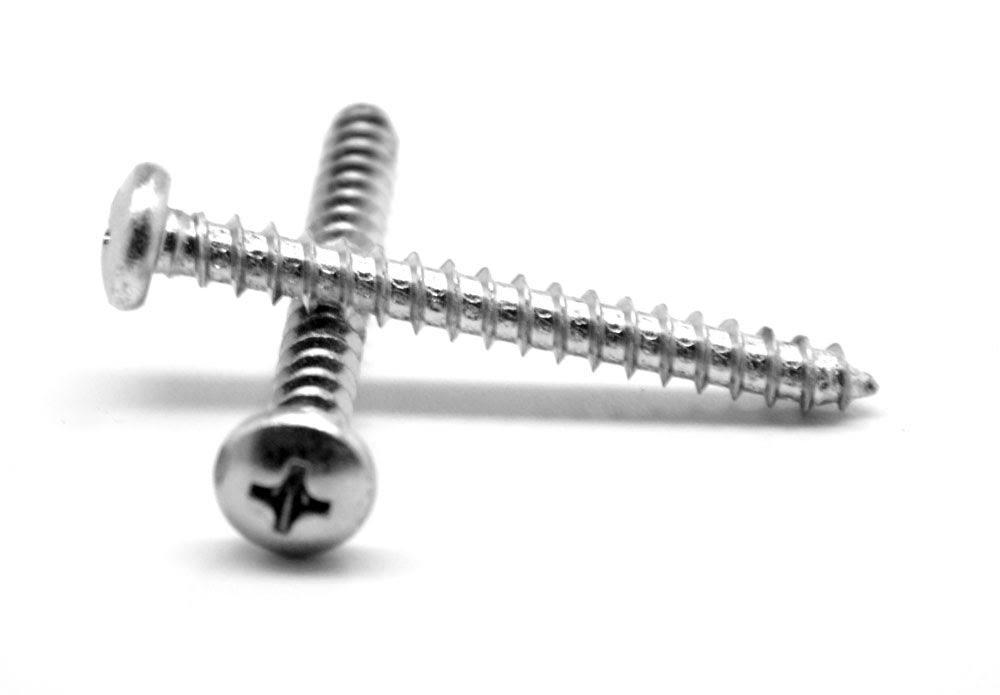 3/8-12 x 1 Sheet Metal Screw Phillips Pan Head Type AB Low Carbon Steel Zinc Plated G253