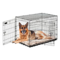 36 inch 2-Door Black Dog Crate K12511