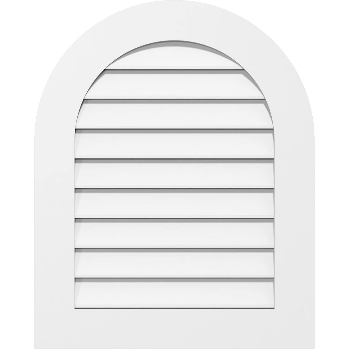 Round Top Surface Mount PVC Gable Vent Y414638