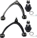 Front Upper Steel Control Arms + Lower Ball Joint 4pc Set I138