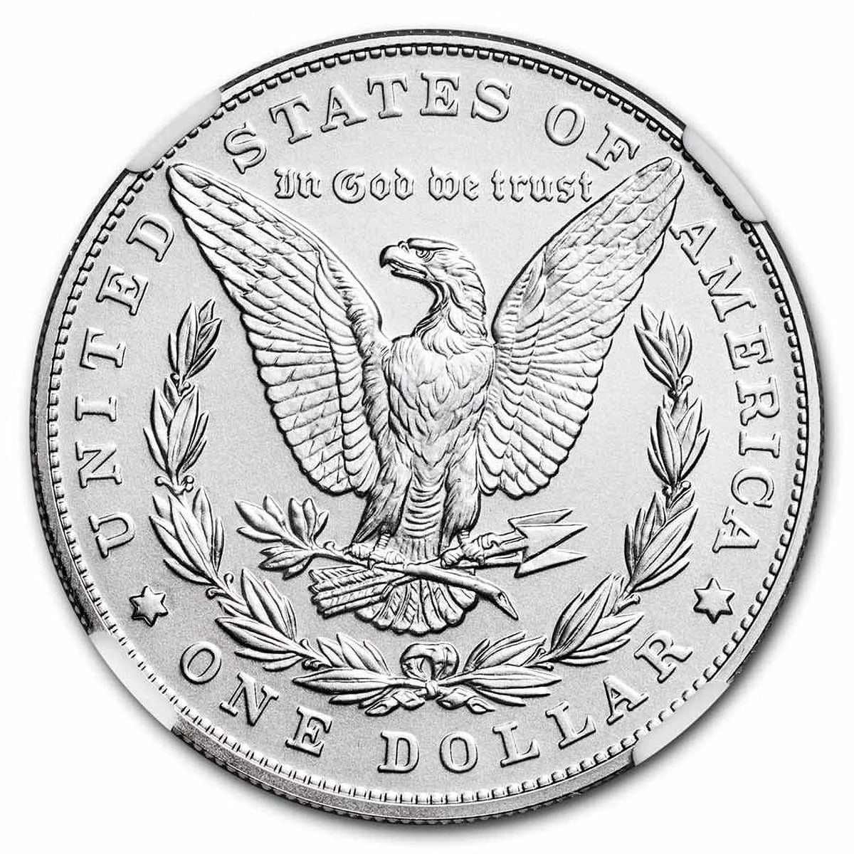 Silver Morgan Dollar MS-70 NGC F915