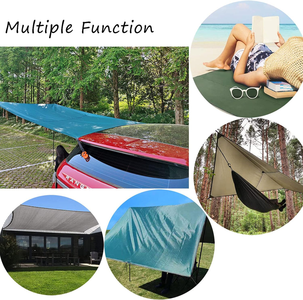 Car Awning Camping Tarp Sun Shelter Pack of 2 P29933