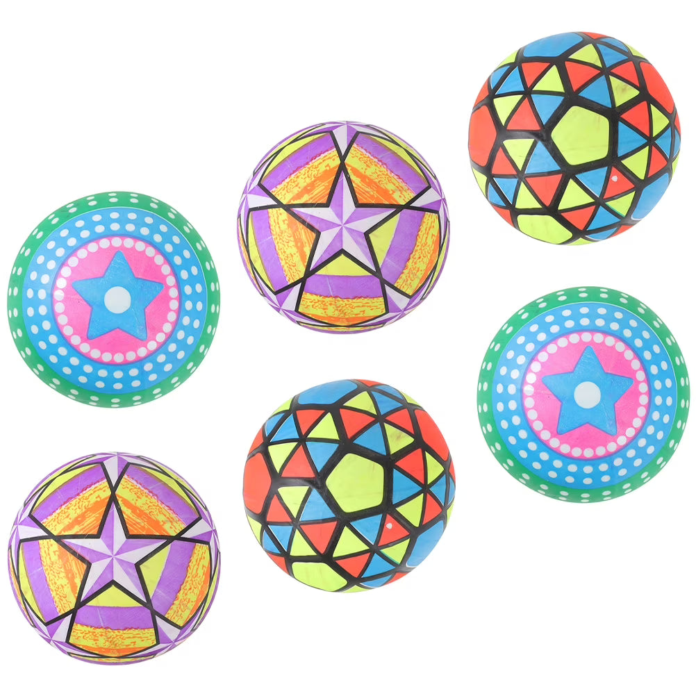 6 Pcs Inflatable Beach Ball Volleyball for Kids M4376