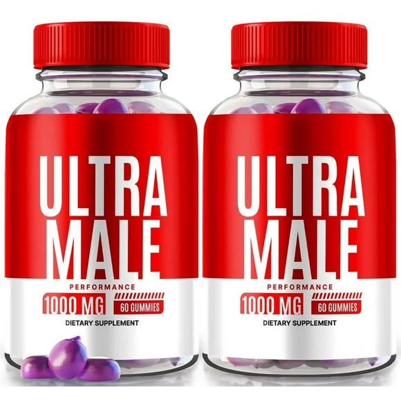 2 Pack 1000MG All Natural Gummy Pills 120 Gummies R8907