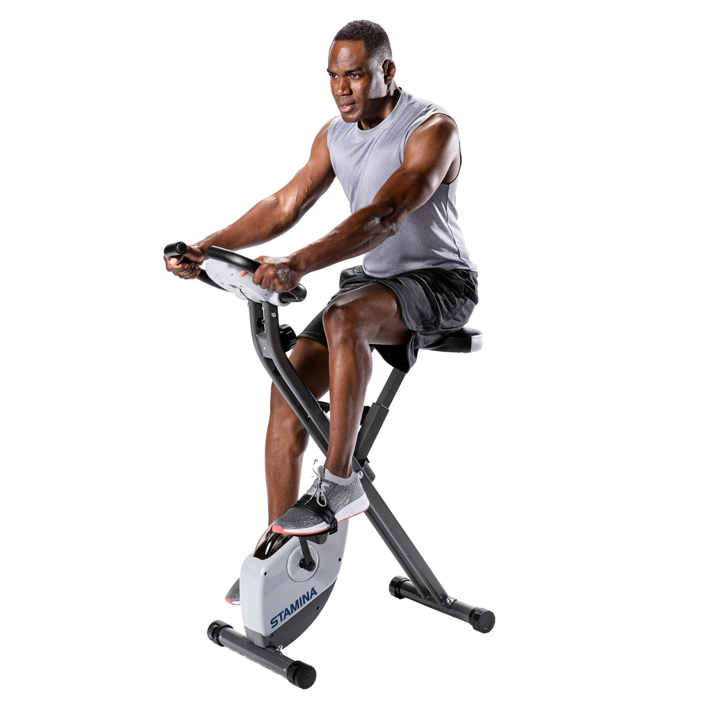 Folding Exercise Bike with Heart Rate Sensors D6057
