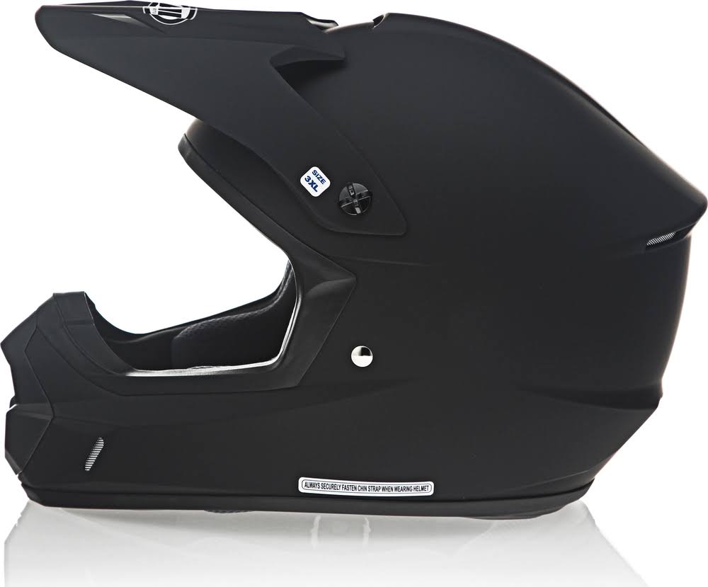 Matte Black Motorcycle Helmet F461