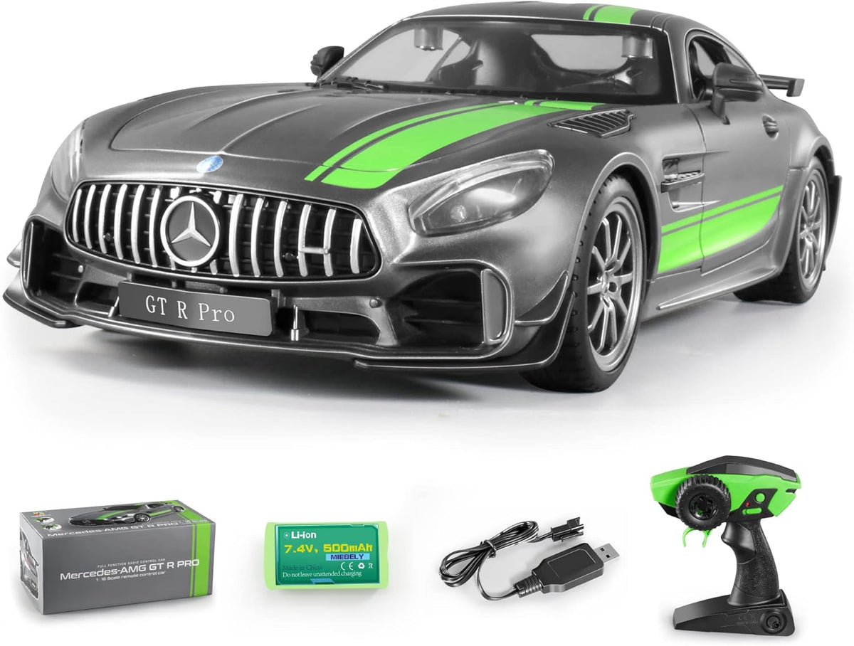 1/16 Scale RC Car with Lights, 2.4Ghz Remote Control, Pack of 2 N232809