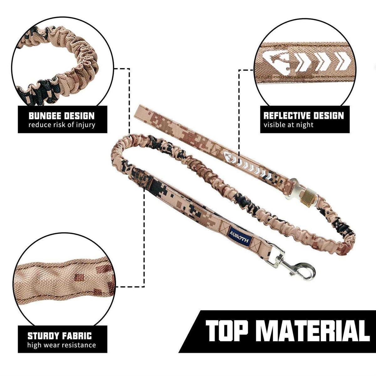 Heavy Duty Bungee Dog Leash I707